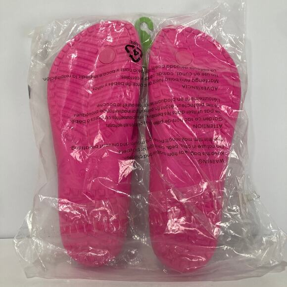 Crocs Kadee II Flip Flops Sandals Electric Pink 202492-6QQ Women’s Size 9 - Picture 4 of 4